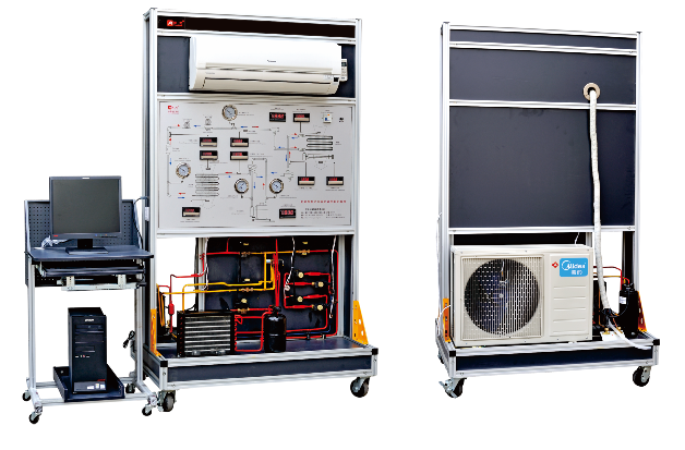 亞龍YL-1555B型變頻熱泵式分體空調(diào)制冷系統(tǒng)實(shí)訓(xùn)考核裝置